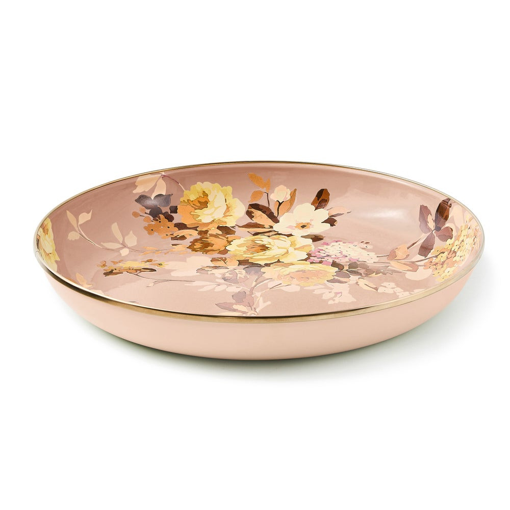 Wild Rose Mauve Abundant Bowl | MacKenzie-Childs