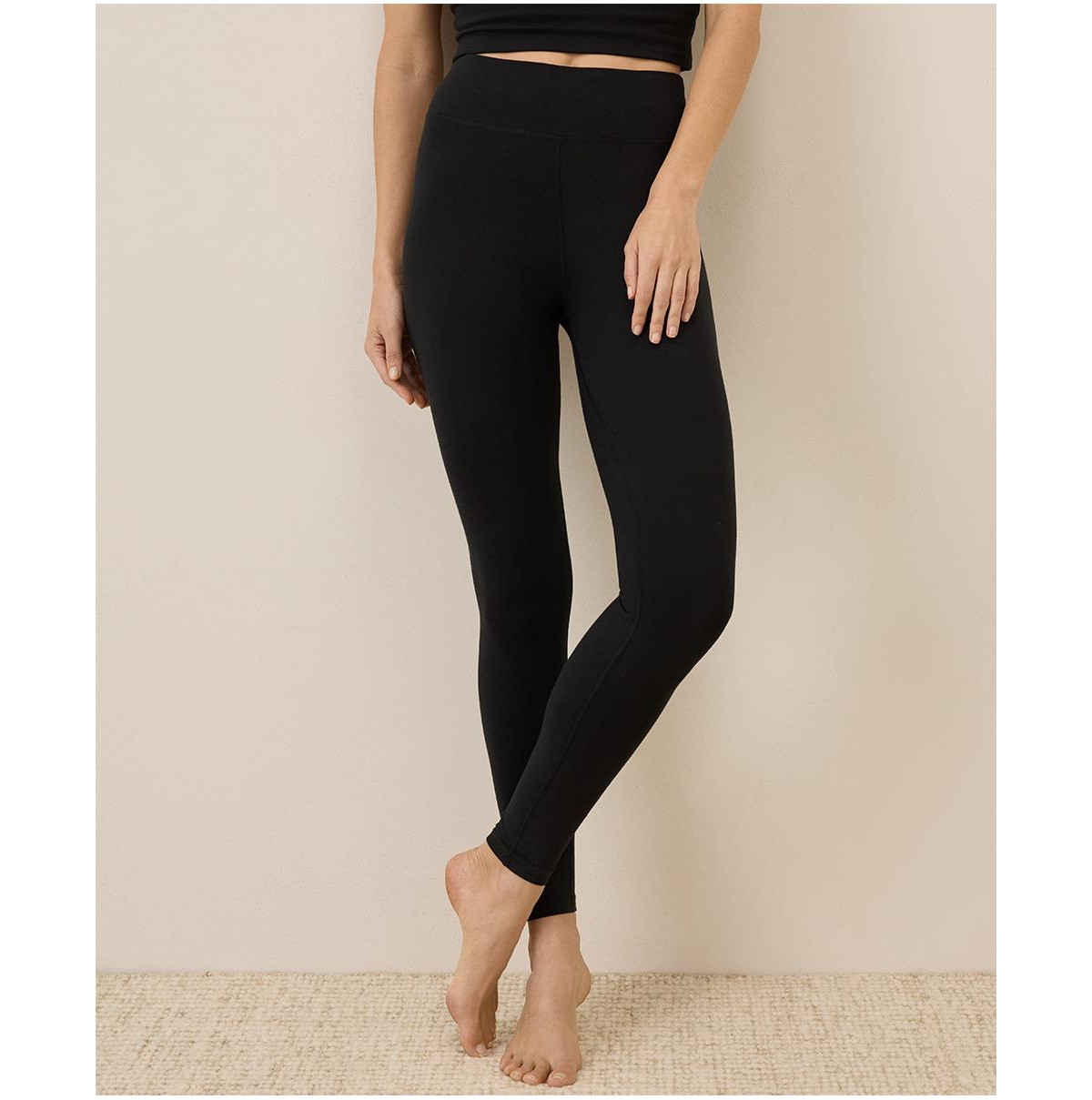Pact Women's Organic Cotton On the Go-To Legging - Shorty - Black | Macy's
