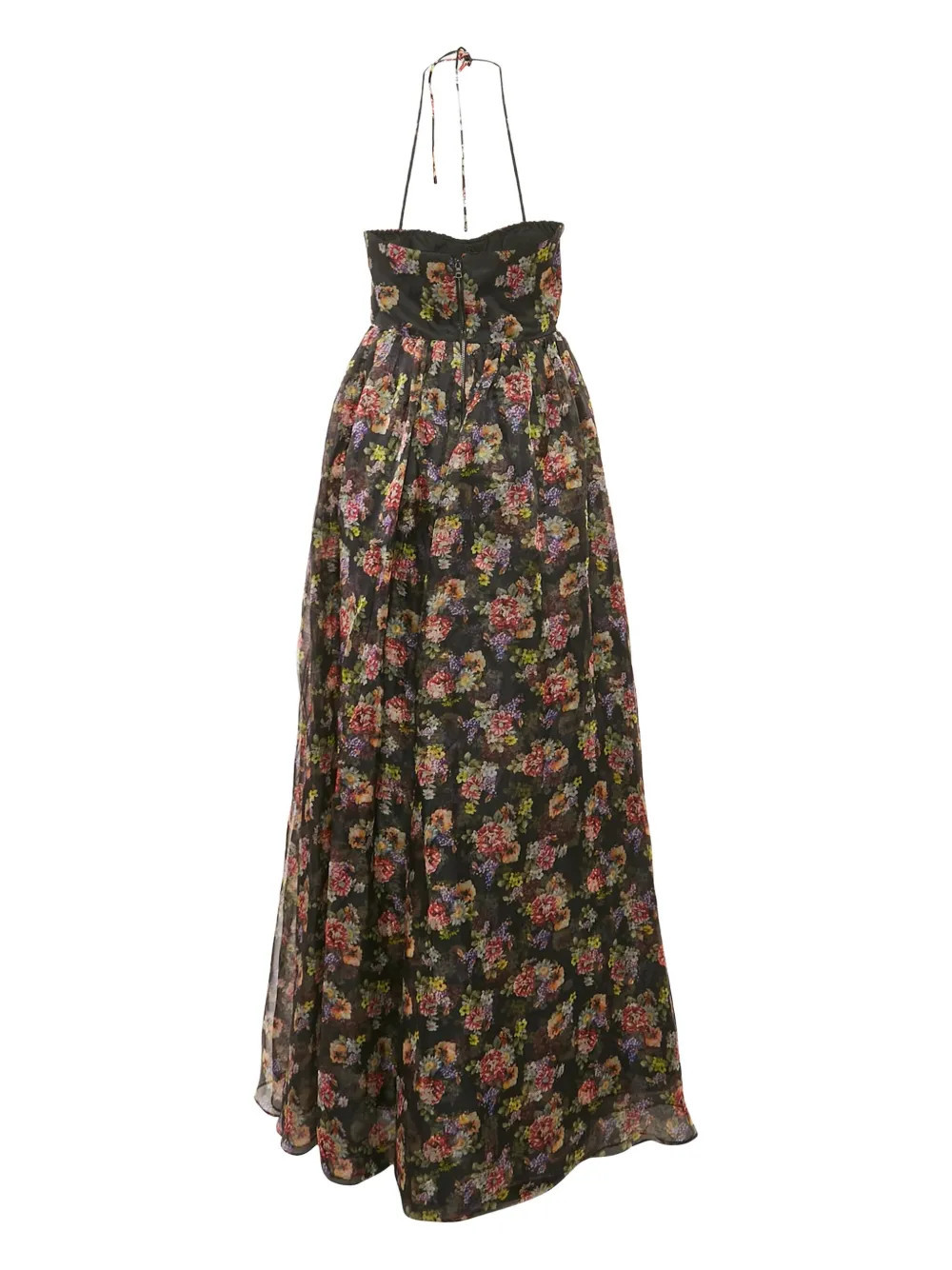 alice + olivia floral print maxi dress - Black | Farfetch Global