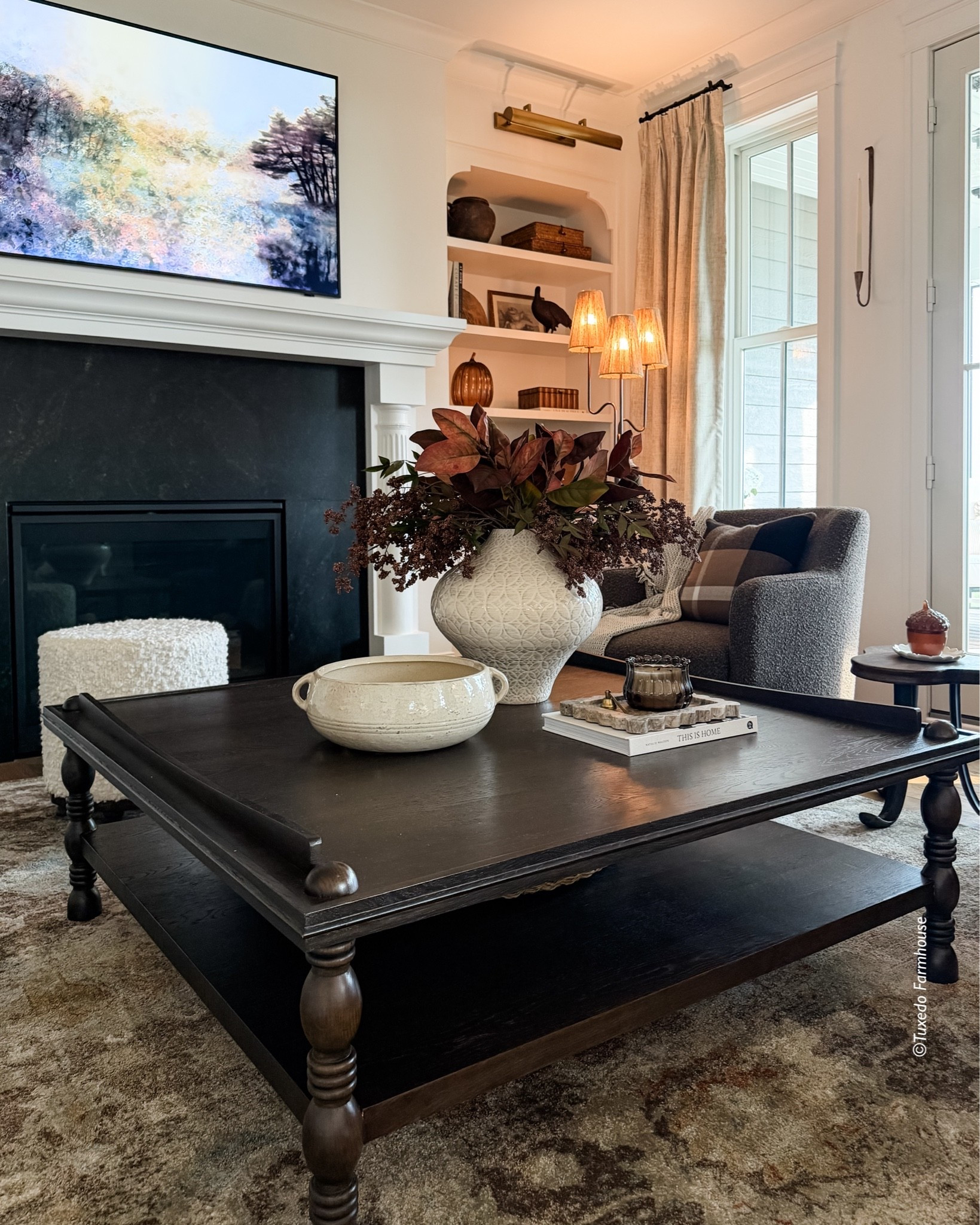 Bringing a little early fall warmth into the living room with rich textures, cozy candlelight, and timeless neutral decor. 🍂 From layered coffee table styling to soft boucle accents, these are the pieces that make home feel warm, inviting, and ready for the season. Everything is linked in my LTK!#LTKStyleTip #FallDecor #NeutralHome #CozyLiving #CoffeeTableStyling #HomeDecor

#LTKHome #LTKSeasonal #LTKSeasonal #LTKHome #LTKSaleAlert