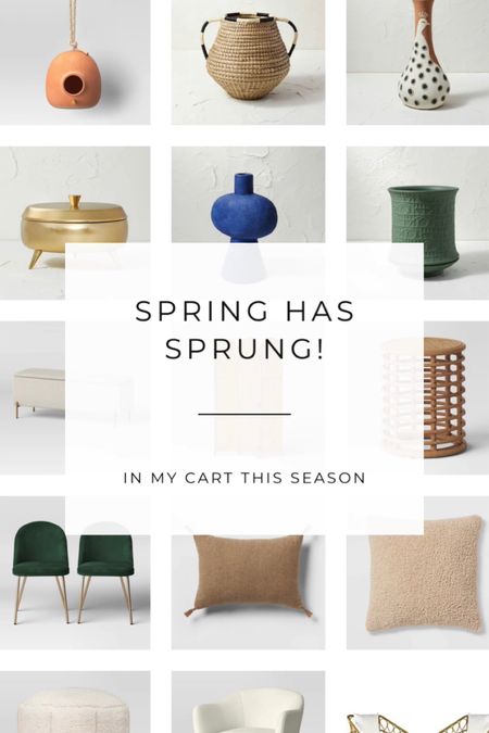 New this spring from target! Vases, furniture, pillows, and more! Accent pieces you don’t want to sleep on!

#LTKSeasonal #LTKhome #LTKunder100