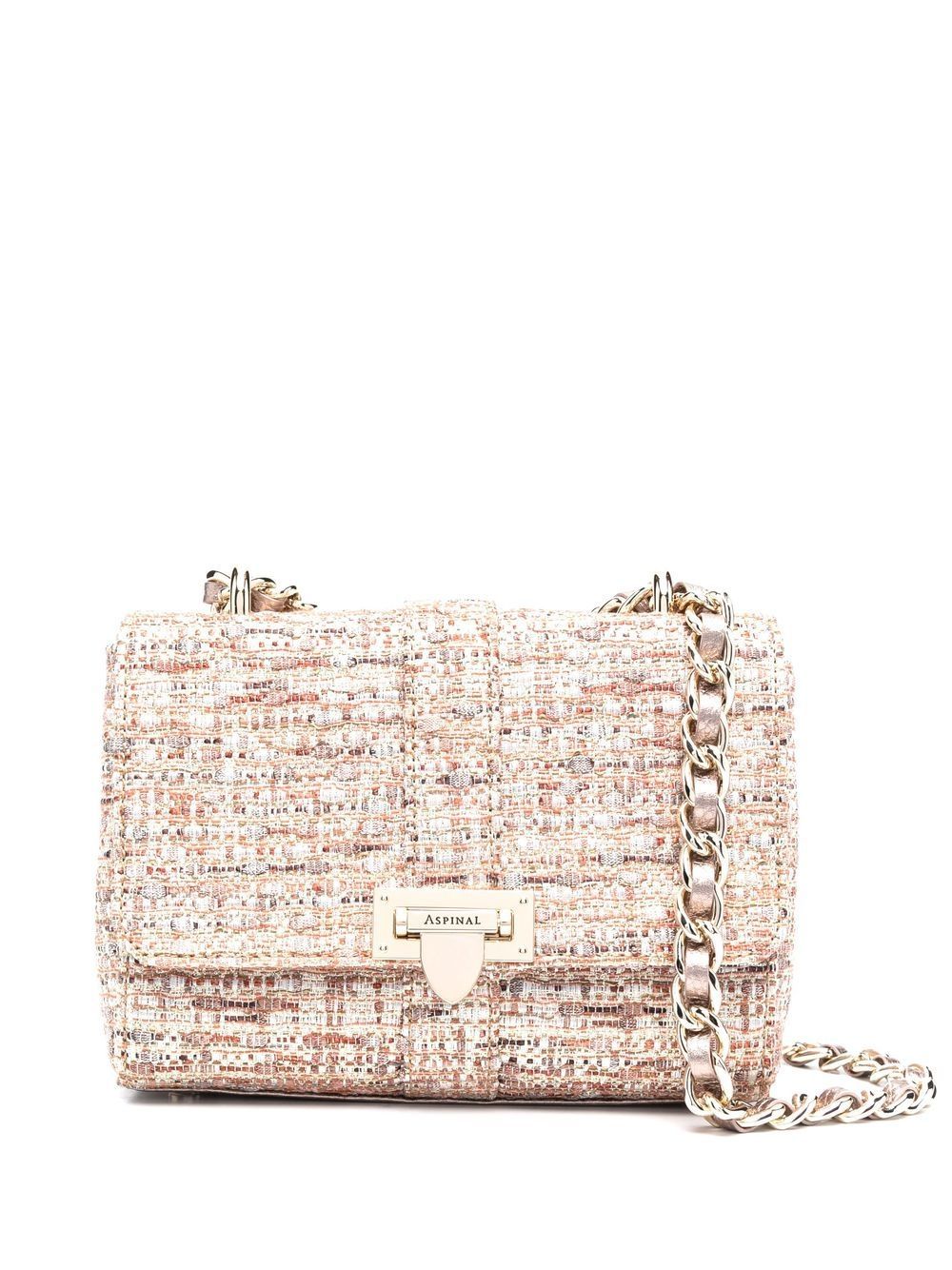 Lottie tweed shoulder bag | Farfetch Global