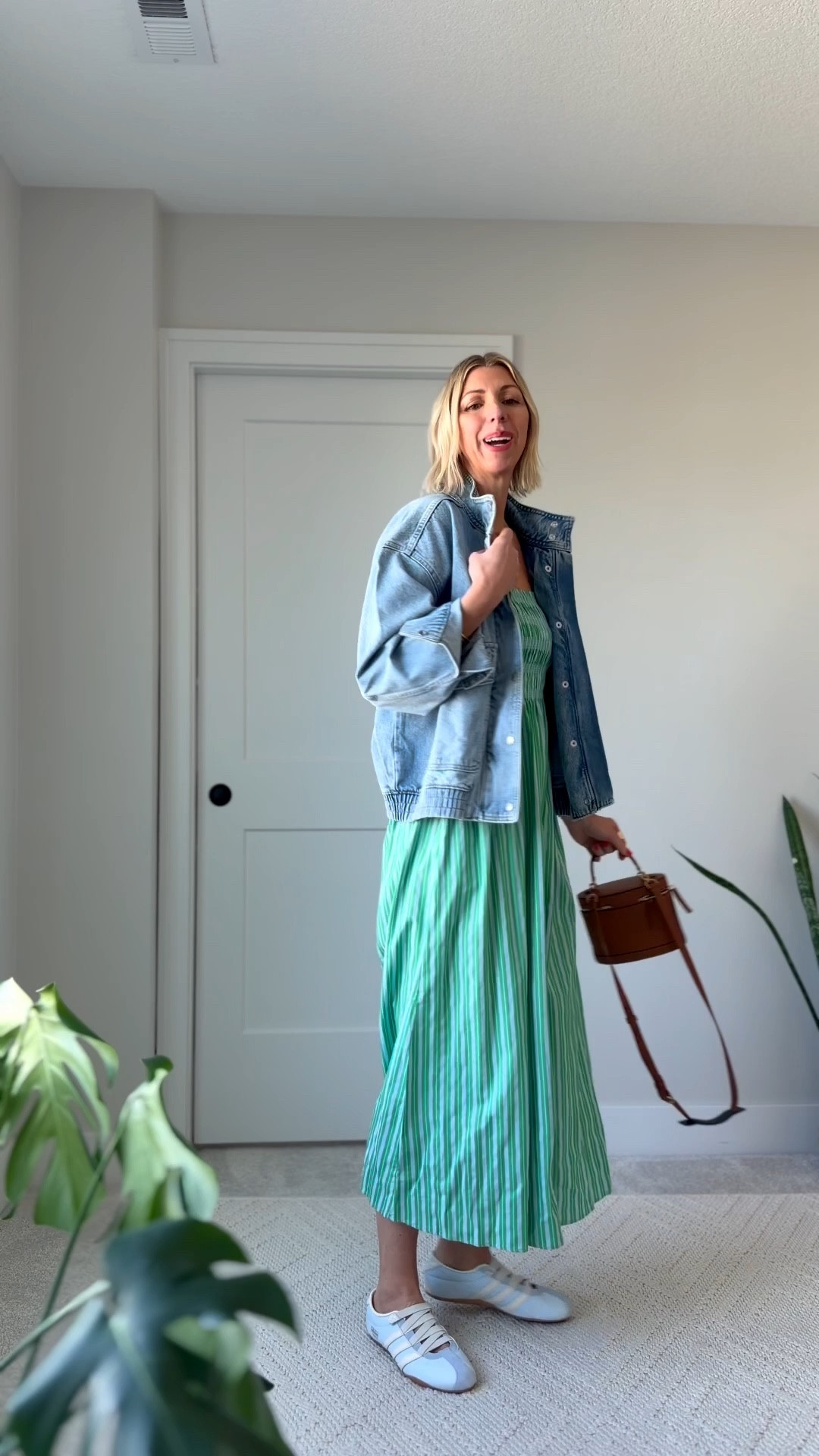 Spring uniform: a maxi dress + modern sneakers + cool funnel neck denim jacket 

#LTKmomlife #LTKootd #LTKSeasonal