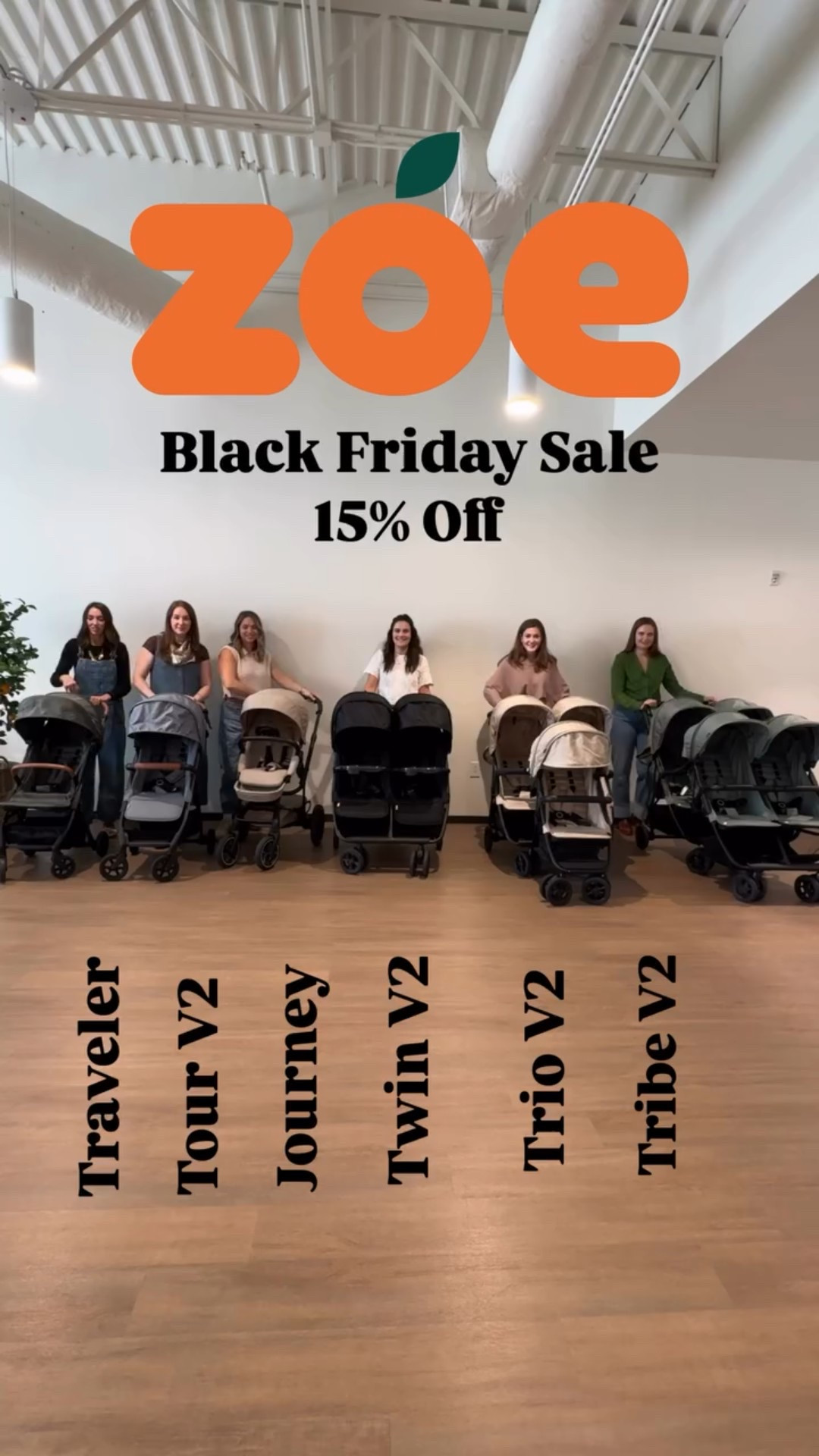 It’s here!! The best Zoe Stroller Black Friday sale ever: 15% off all strollers and almost every accessory! Comment SAVE for the link. 🍊

Which one has the best fold? Who folded theirs first? Did the Trio and Quad folders have an unfair disadvantage? Maybe 😆🤷🏻‍♀️

#blackfridaydeals #zoestroller #babygear