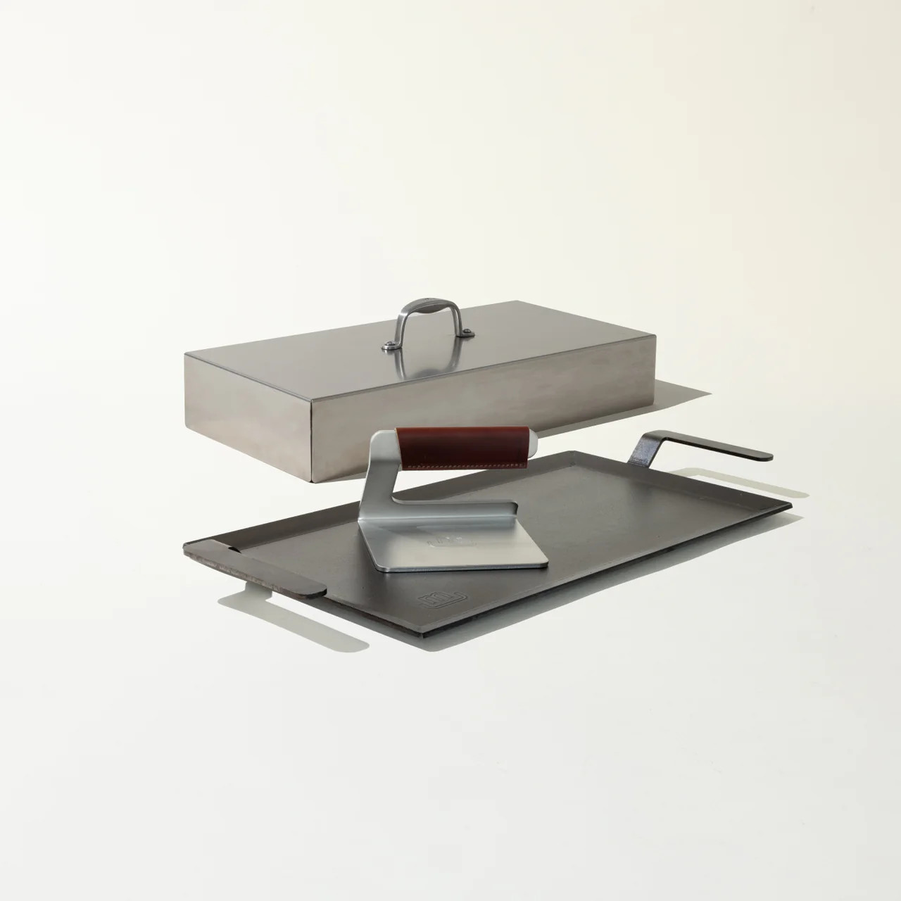 Carbon Steel Griddle + Grill Press | Made In | Made In Cookware