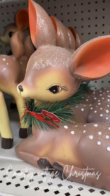 Cutest vintage looking deer for a cozy Christmas set 

#LTKHoliday #LTKVideo #LTKSeasonal