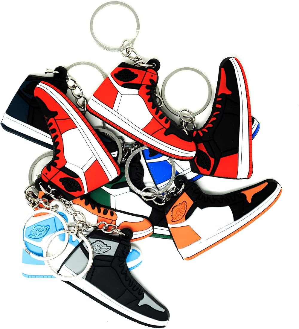 4Hrse - Retro Shoe Rubber Sneaker Key chains Birthday Party Mystery Goodie Bag Prizes (Random Pac... | Amazon (US)