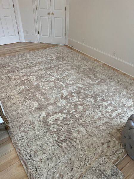 New rug for primary bedroom 😍 
I did the 9x12 for under my king bed 
#rug #neutralrug #wayfair #primarybedroom #rugs 

#LTKhome #LTKFind