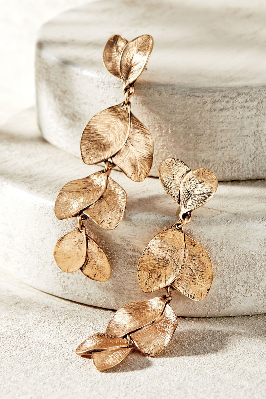 Lilah Leaf Earrings | Soft Surroundings