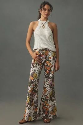 Wrangler Wanderer Mid-Rise Flare Jeans | Anthropologie (US)