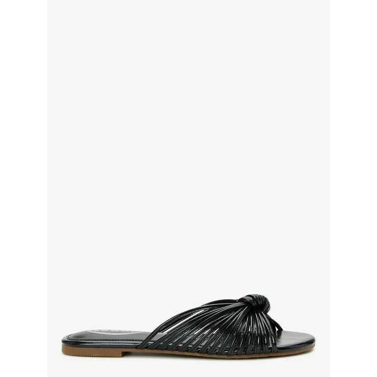Scoop Women's Strappy Knot Slide Sandals | Walmart (US)