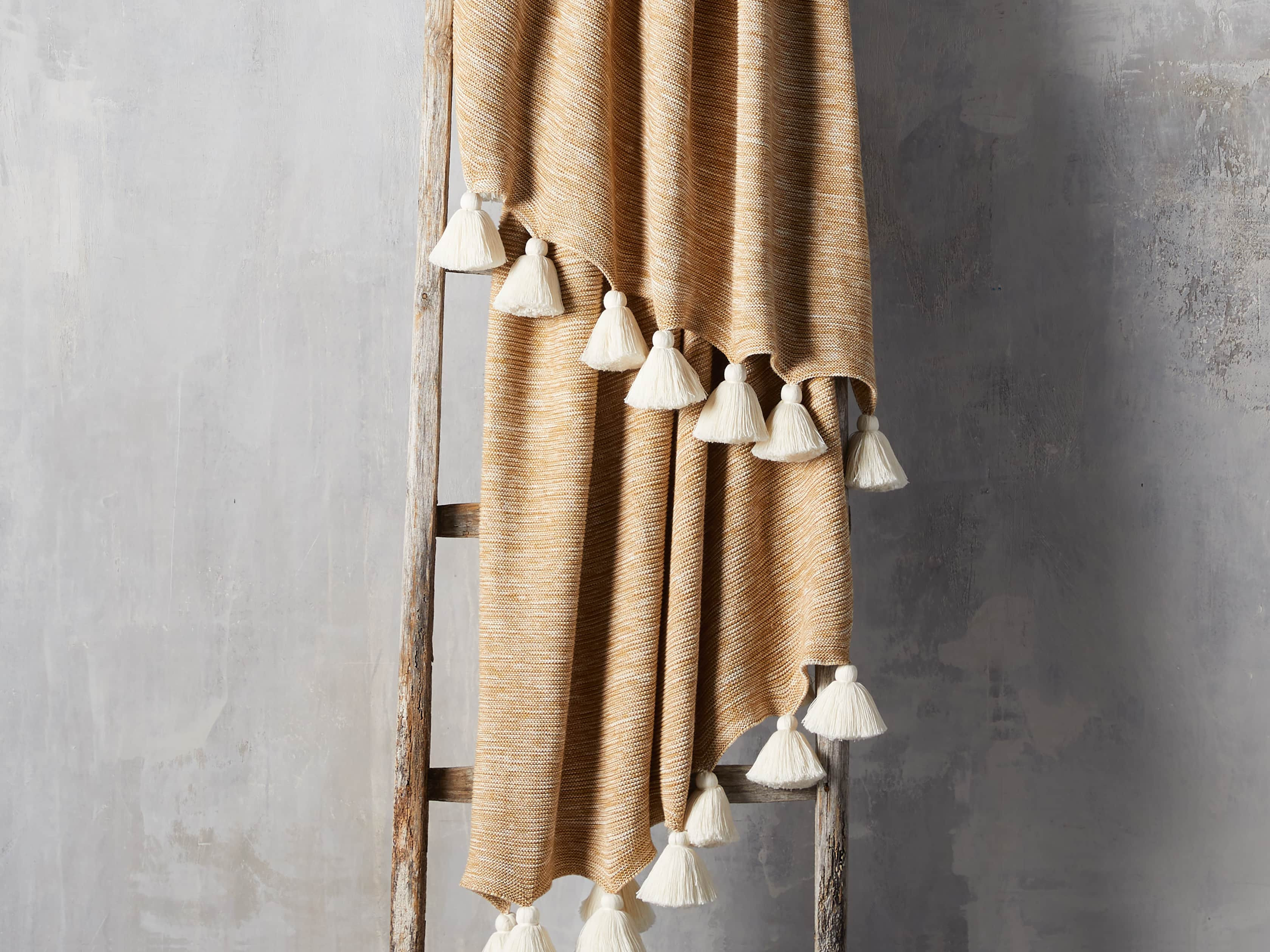 Marled Knit Throw | Arhaus