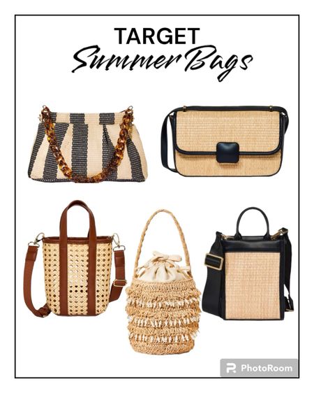 Target summer straw and raffia handbags. 

#summerhandbags
#target

#LTKfindsunder50 #LTKitbag #LTKworkwear