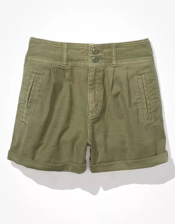 AE Stretch Baggy Mom Short | American Eagle Outfitters (US & CA)