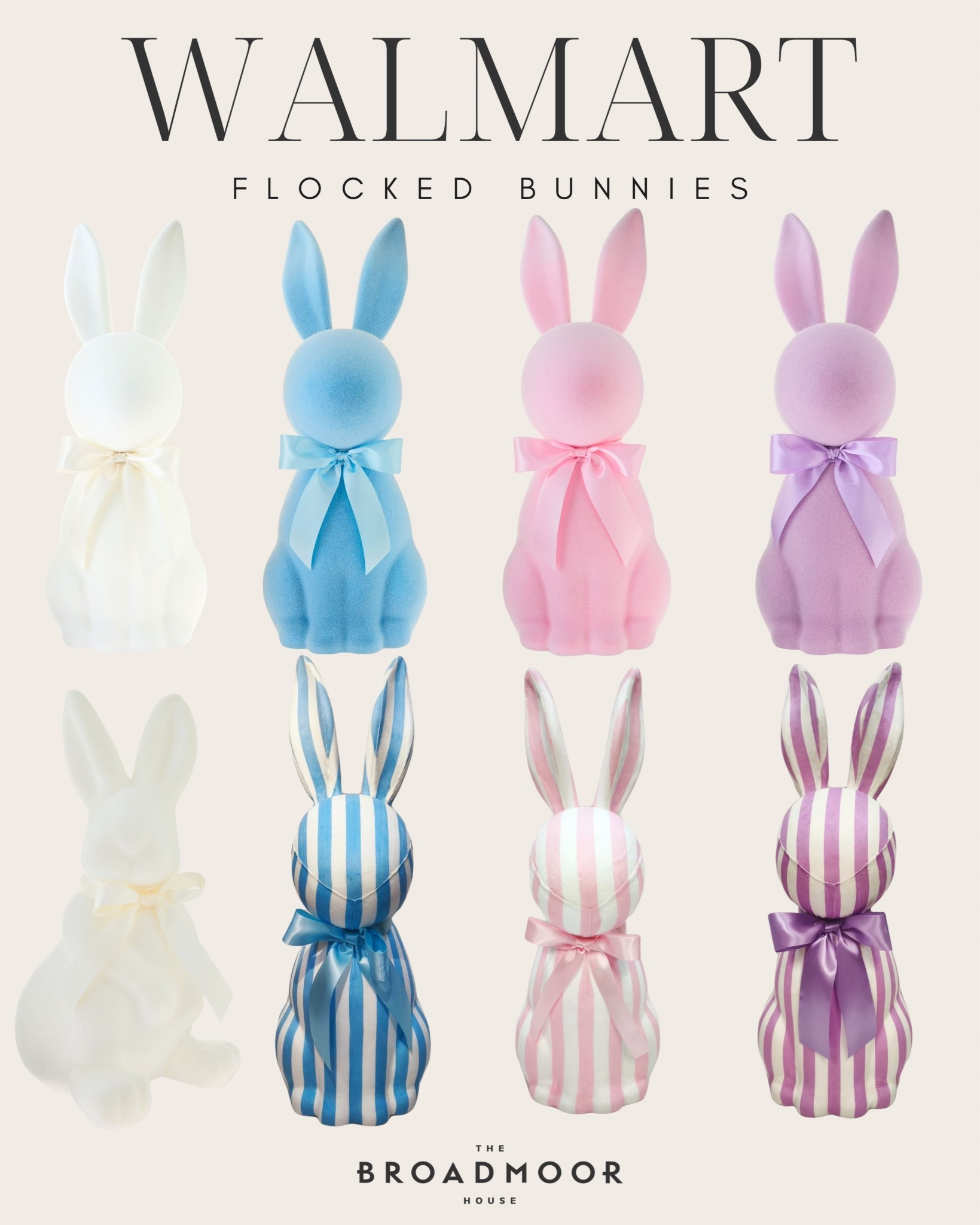 The cutest flocked bunnies at Walmart!!!

#LTKHome #LTKSeasonal