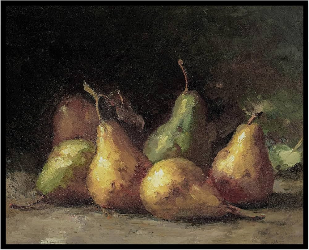 Poster Master Vintage Pears Painting Poster - Retro Fruit Print - Food & Drink Art - Moody Art - ... | Amazon (CA)
