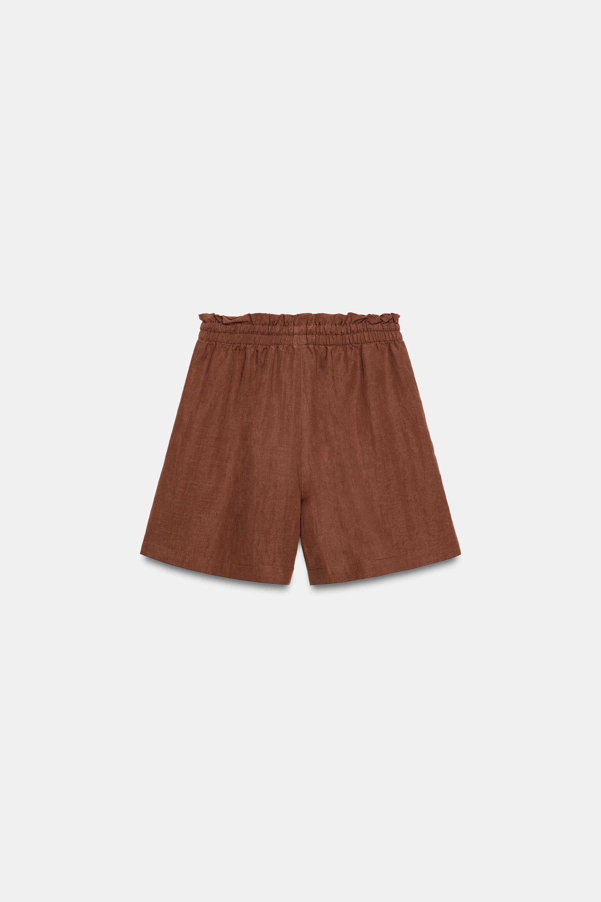 ELASTIC WAIST SHORTS | Zara US