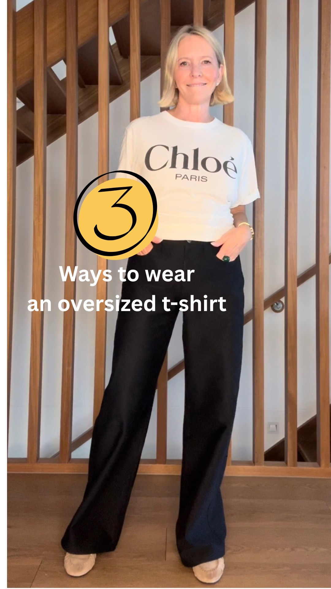 Oversized t-shirts are a wardrobe staple… but it’s how you wear them that makes the difference.
These 3 styling tweaks are my go-tos when I want relaxed but still considered.

The Celine Tshirt is in a Small as it’s a relaxed fit.  The jeans are AU 10.  Anything from UNIQLO, I wear a Medium.  Any questions, please DM me xx 

#LTKstyletip #LTKover50style #LTKaustralia