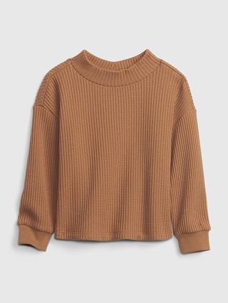 Toddler Waffle-Knit Mockneck Top | Gap (US)