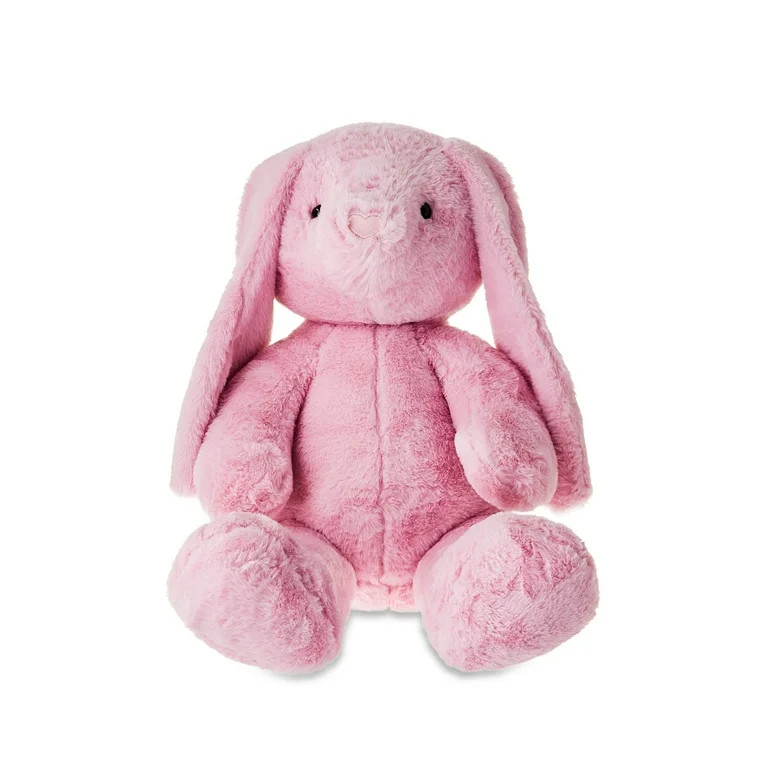Easter Large Pink Bunny Plush, 25 in, by Way To Celebrate | Walmart (US)