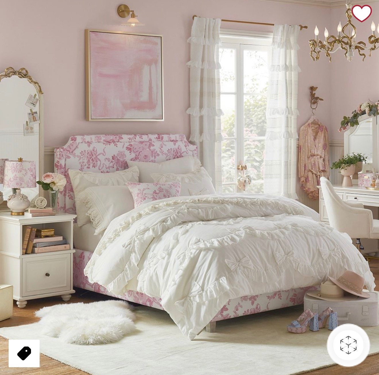 Bedroom inspo for my daughters new room ❤️

#LTKKids #LTKValentine #LTKHome