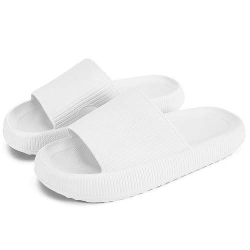 rosyclo Cloud Slippers for Women and Men, Pillow Shower Shoes Home House Slides | Amazon (US)