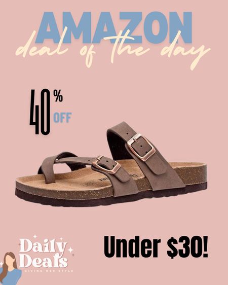 Amazon deal of the day! Grab these cork sandals for under $30. I have this exact same pair and love them! 

Amazon deal, deal of the day, daily deals, amazon sale, found it on amazon, Memorial Day deals, Memorial Day sale, sandals, amazon fashion, amazon sandals, beach essentials, summer fashion, summer shoes

#LTKFindsUnder50 #LTKShoeCrush #LTKSaleAlert