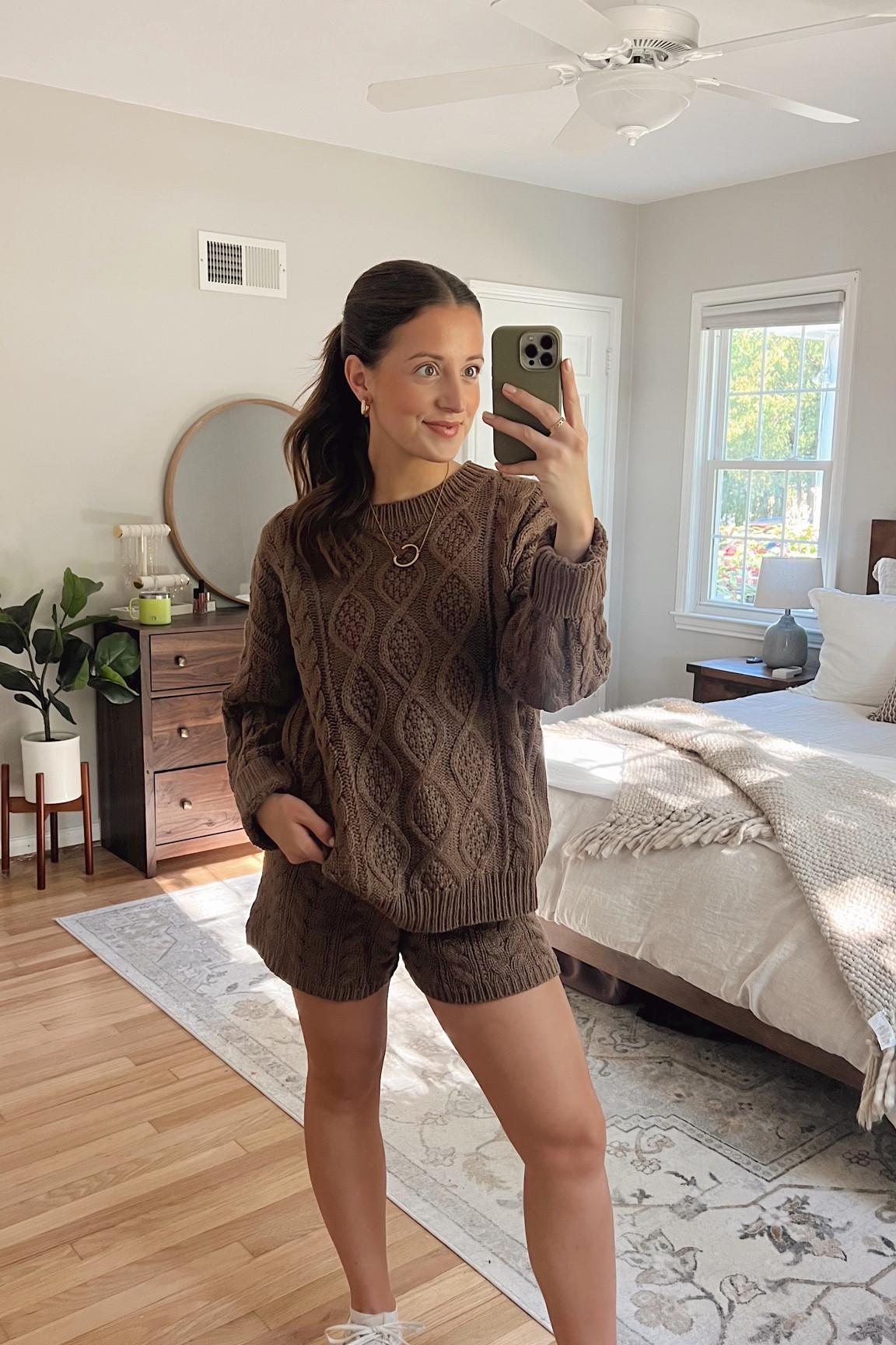 Adorable Amazon sweater set!! So impressed with the quality! Perfect for HOC Autumns- wearing size Small!