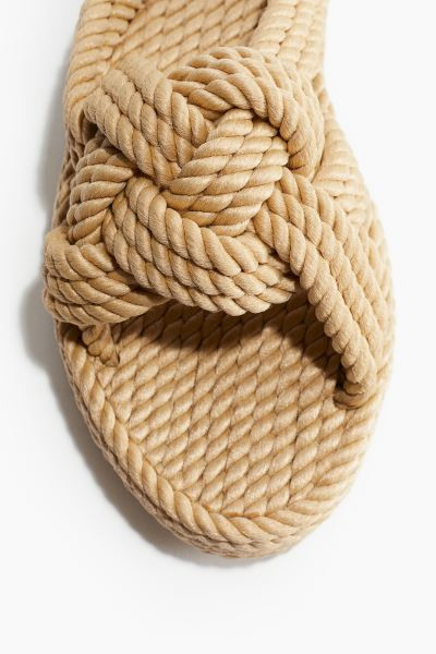 Slides - Beige - Ladies | H&M US | H&M (US + CA)