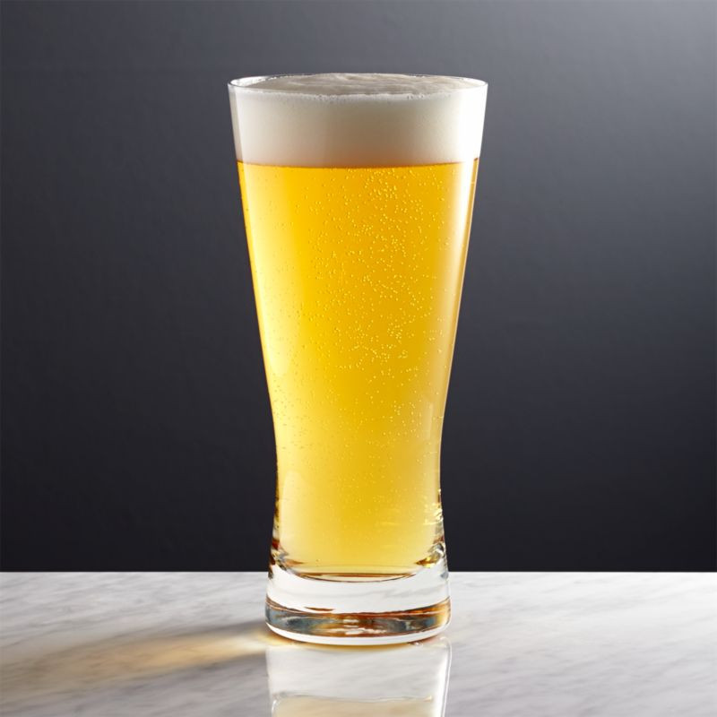 Portland 22 oz. Beer Glass + Reviews | Crate and Barrel | Crate & Barrel