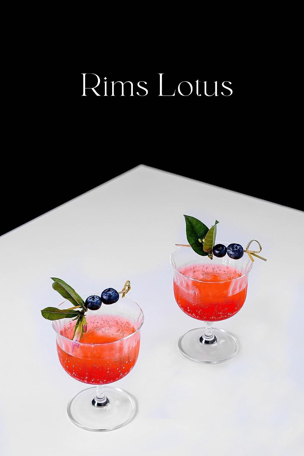 LEMONSODA Rims Orient-Coupe Wine Glasses - Set of 2 (Lotus (Set of 4)) [2107] | Amazon (US)