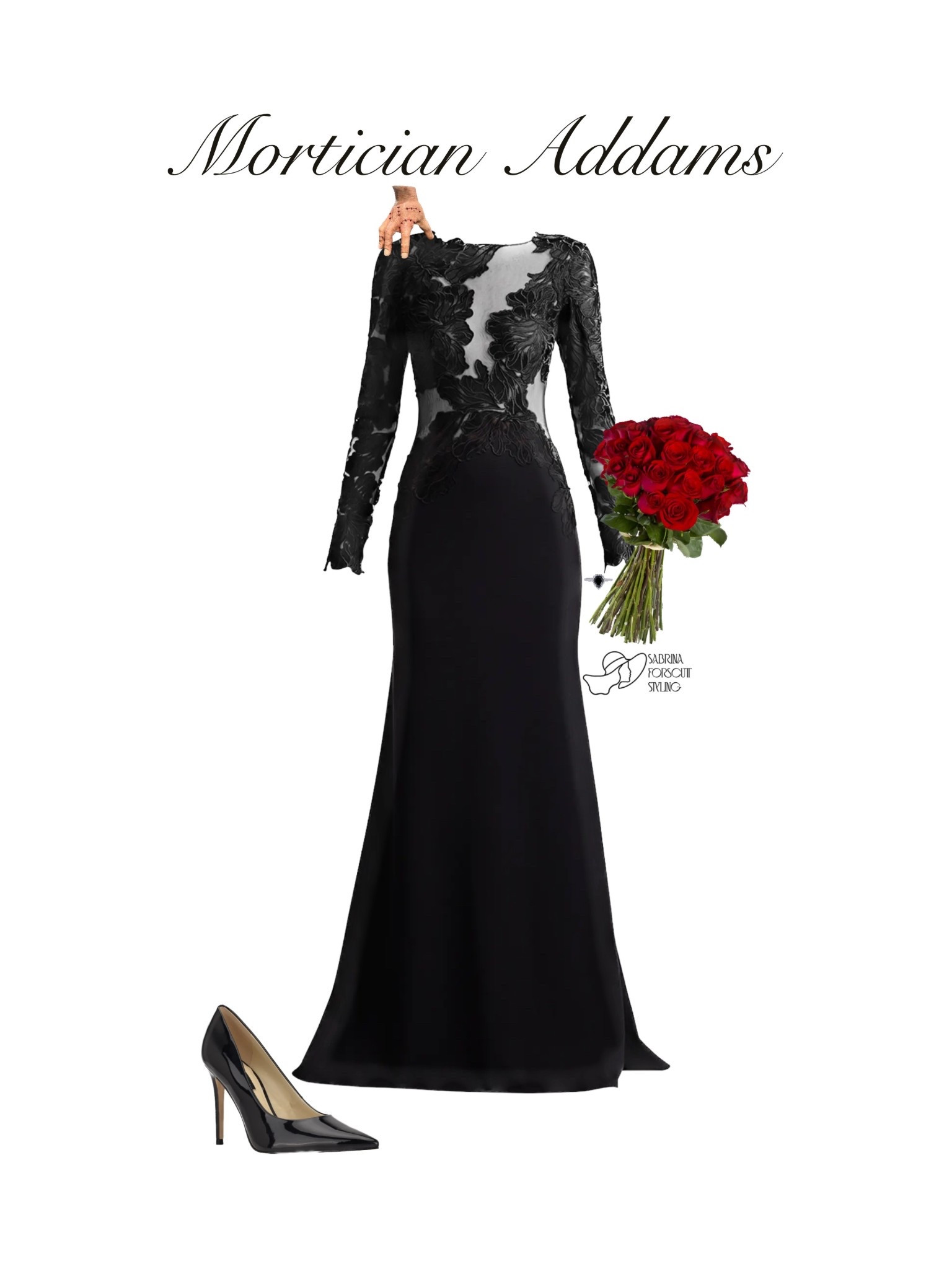 Day 18/31 Halloween Costume Ideas: Morticia Addams. The Queen of chic Gothic looks, and they are just getting better on CZJ in Wednesday!!! 

#LTKStyleTip #LTKHalloween #LTKMidsize