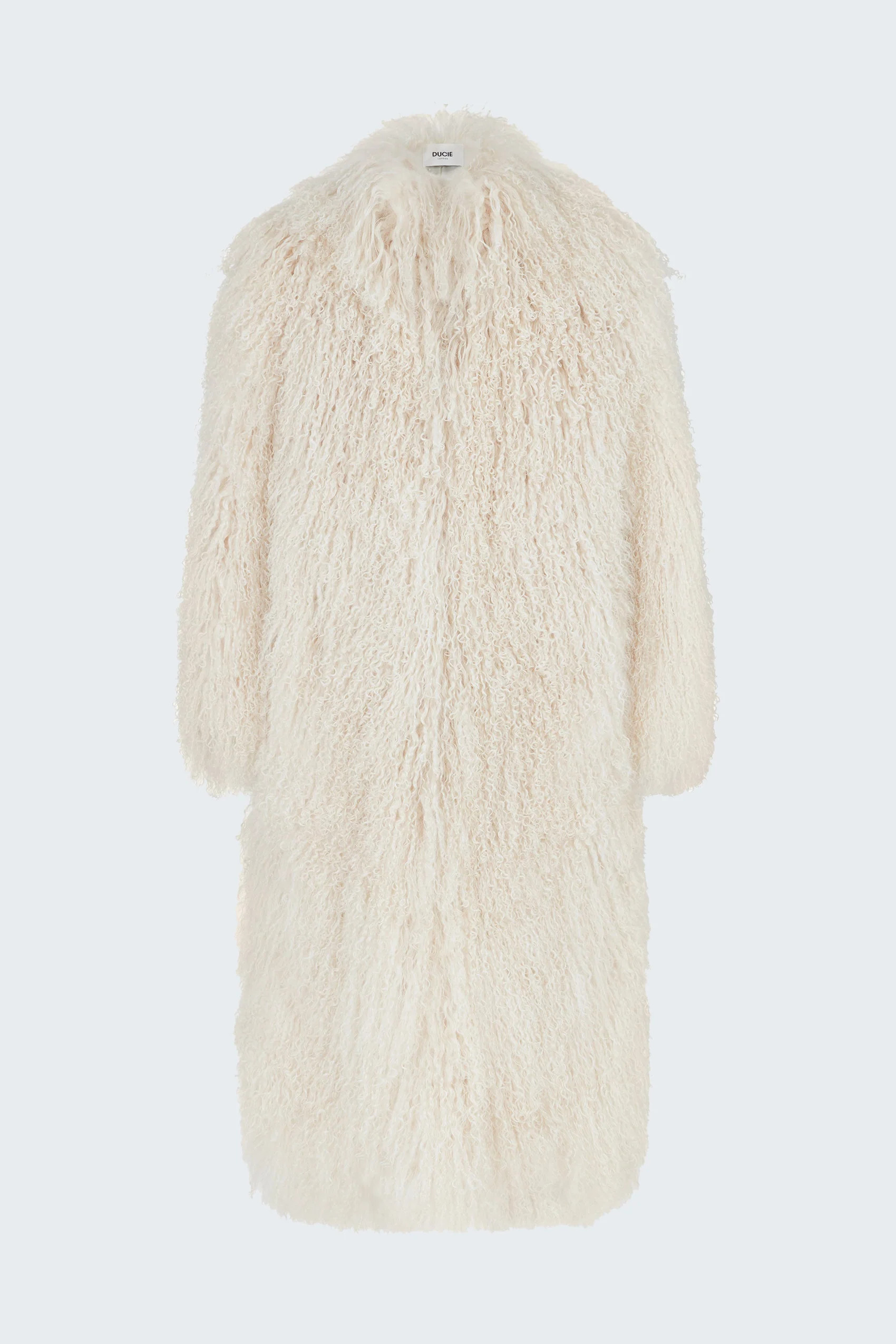 Faye Shearling Maxi Coat | DUCIE