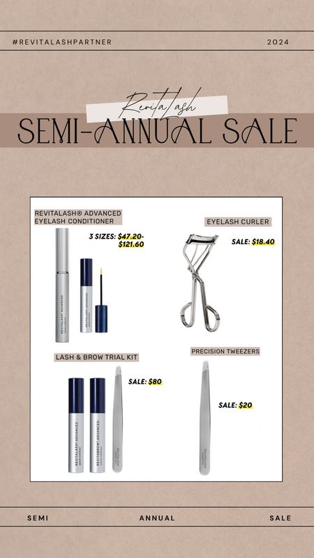 Revitalash Semi-Annual Sale is happening now! Use SEMI20 for 20% off now through April 9th. Linked my favorites/must haves that I use daily!

#revitalashpartner 

#LTKbeauty #LTKsalealert