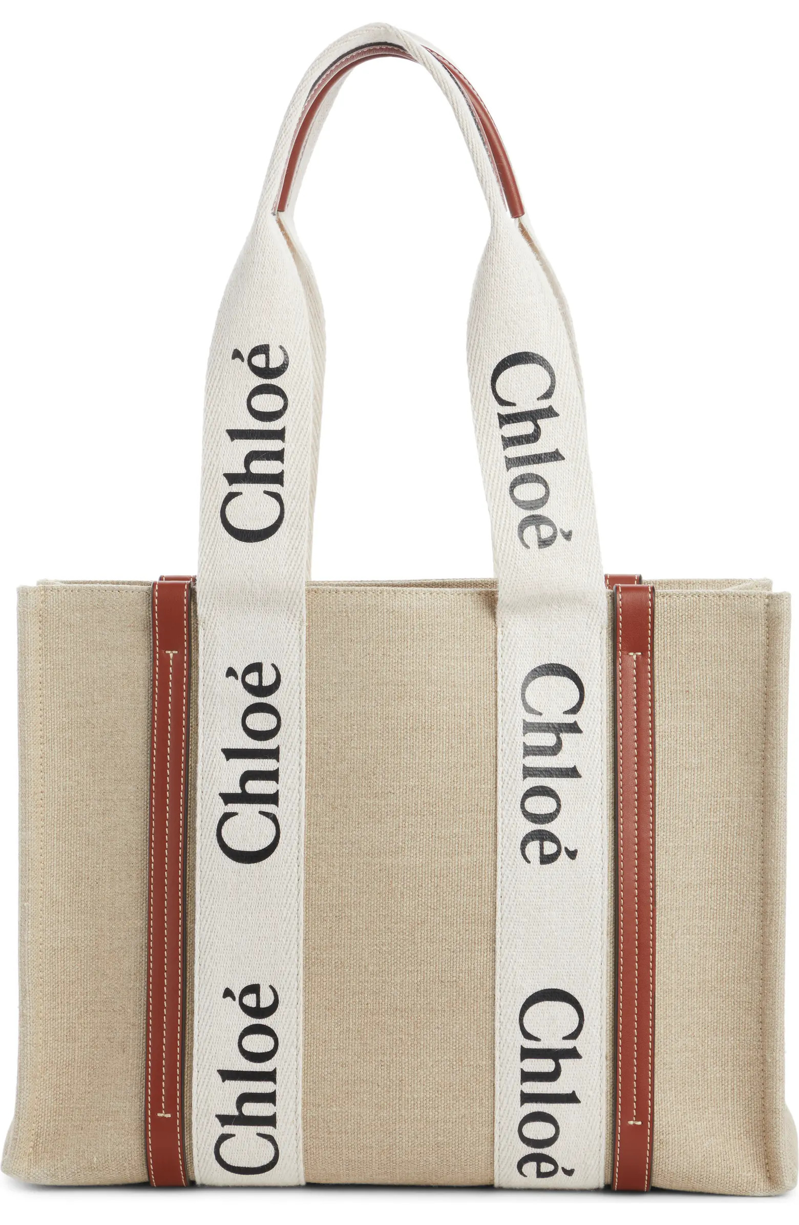 Medium Woody Linen Tote | Nordstrom