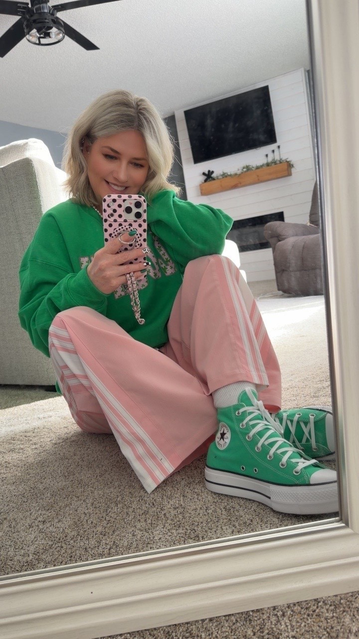 These converse are on a major sale on AE right now!!  So cute for St Patrick’s Day! 💚

#LTKSeasonal #LTKootd #LTKSaleAlert