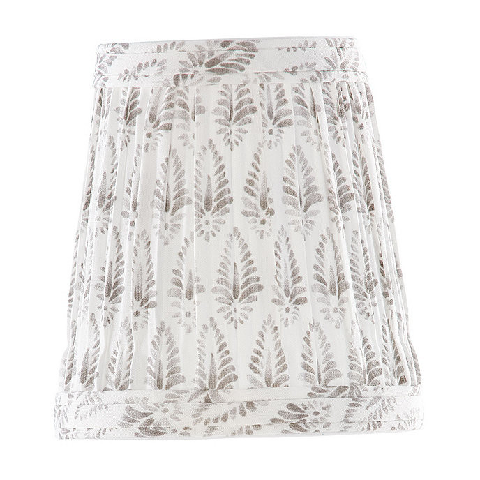 Isla Block Print Pleated Tall Chandelier Shade | Ballard Designs, Inc.