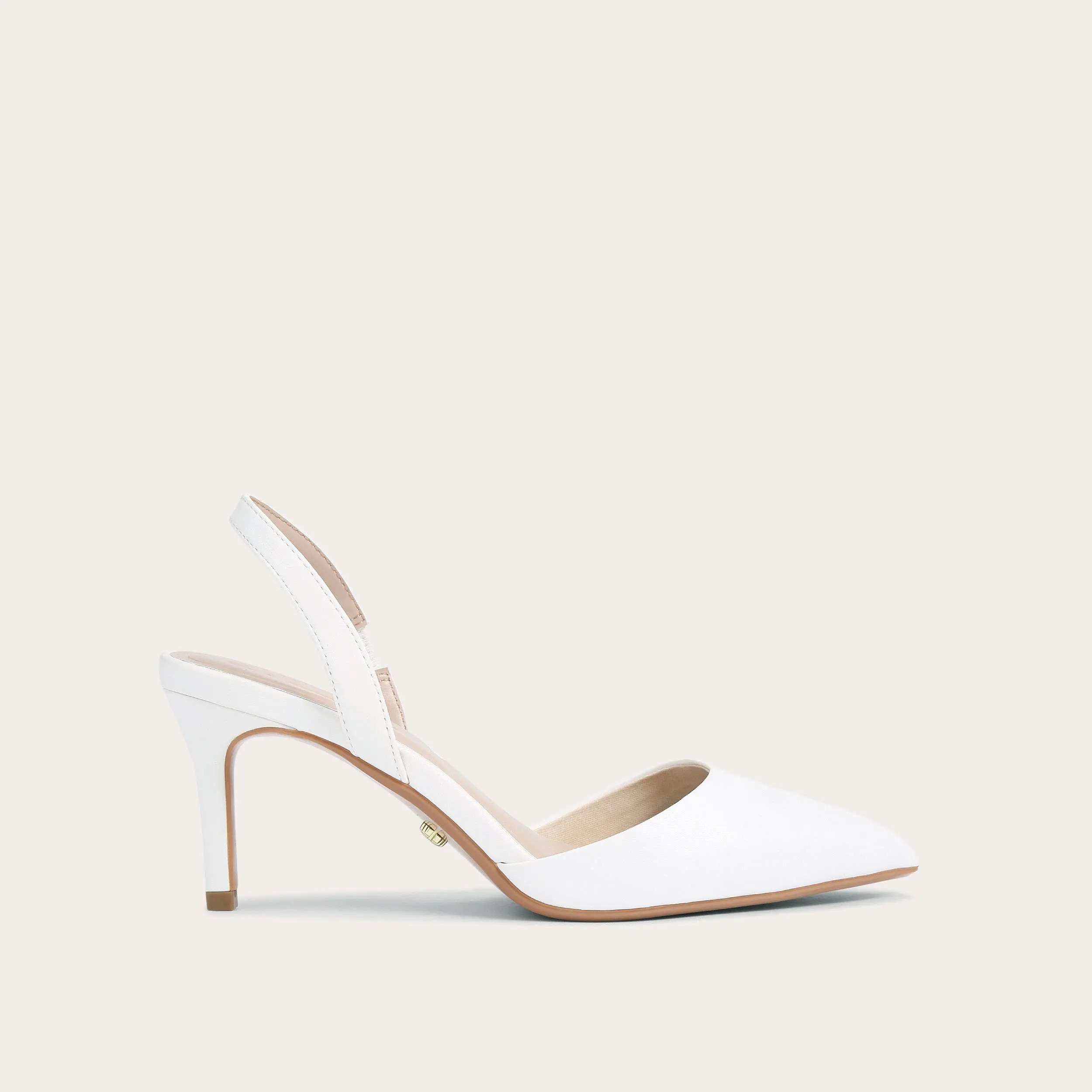 CLASSIQUE SLING White Heels by CARVELA | Carvela