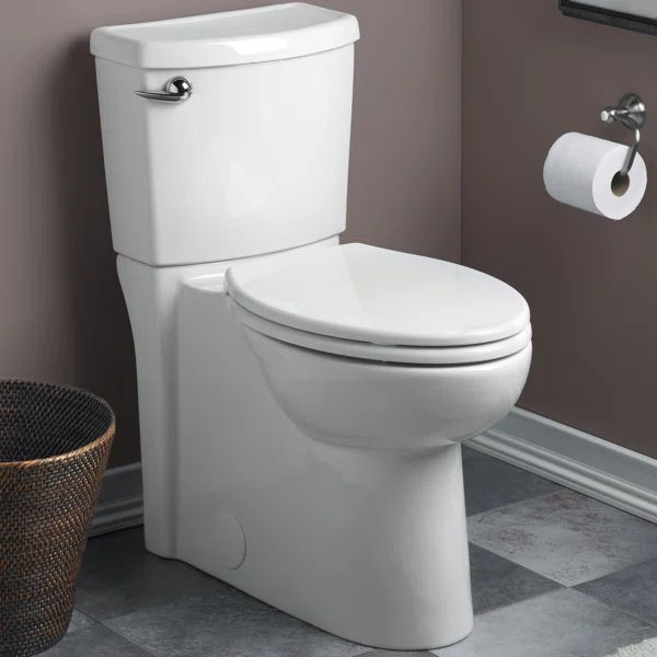 American Standard Cadet 1.28 Gallons GPF Elongated Comfort Height Floor Mounted Two-Piece Toilet ... | Wayfair North America