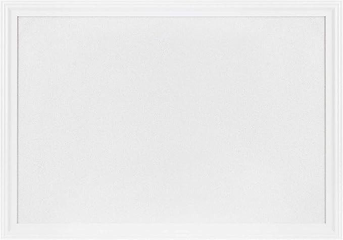 White Cork Board with White Wood Frame, 30" x 20" | Bulletin Board | Pin Board | Memo Board | Cor... | Amazon (US)