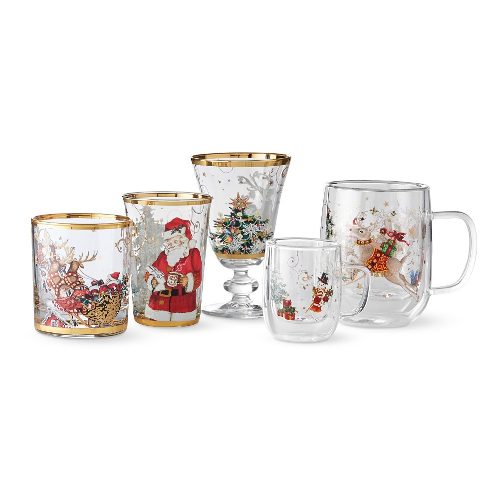 'Twas the Night Before Christmas Glassware Collection | Williams-Sonoma