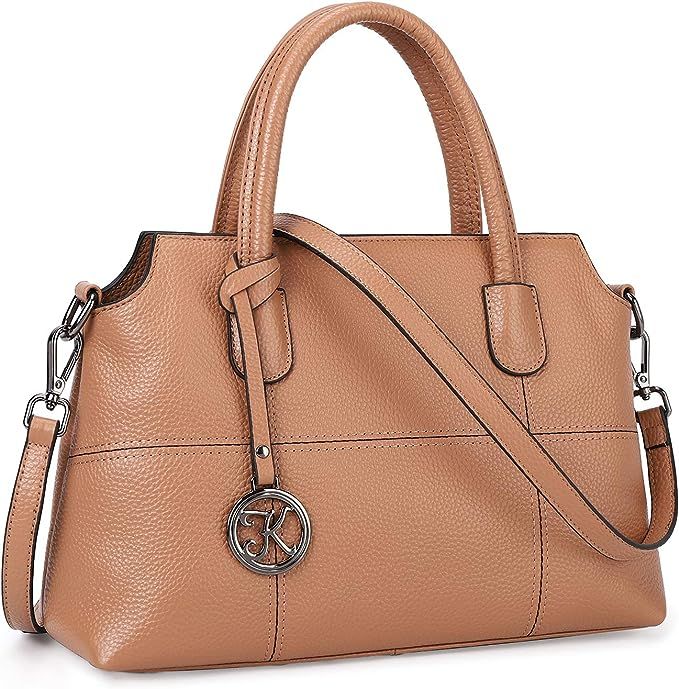 Kattee Genuine Leather Handbags for Women, Soft Hobo Satchel Shoulder Crossbody Bags Ladies Purse... | Amazon (US)
