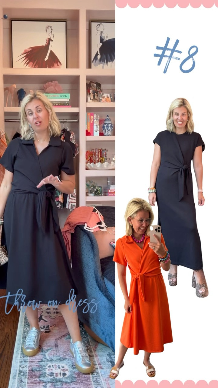 You know a dress is good when you have it in 3 colors! Spanx Air Essentials is about as perfect as it gets. I’m in small dress & 8 heels. 

*code Catherine20 at Allie + Bess

#LTKdayinmylife #LTKootd #LTKmomlife