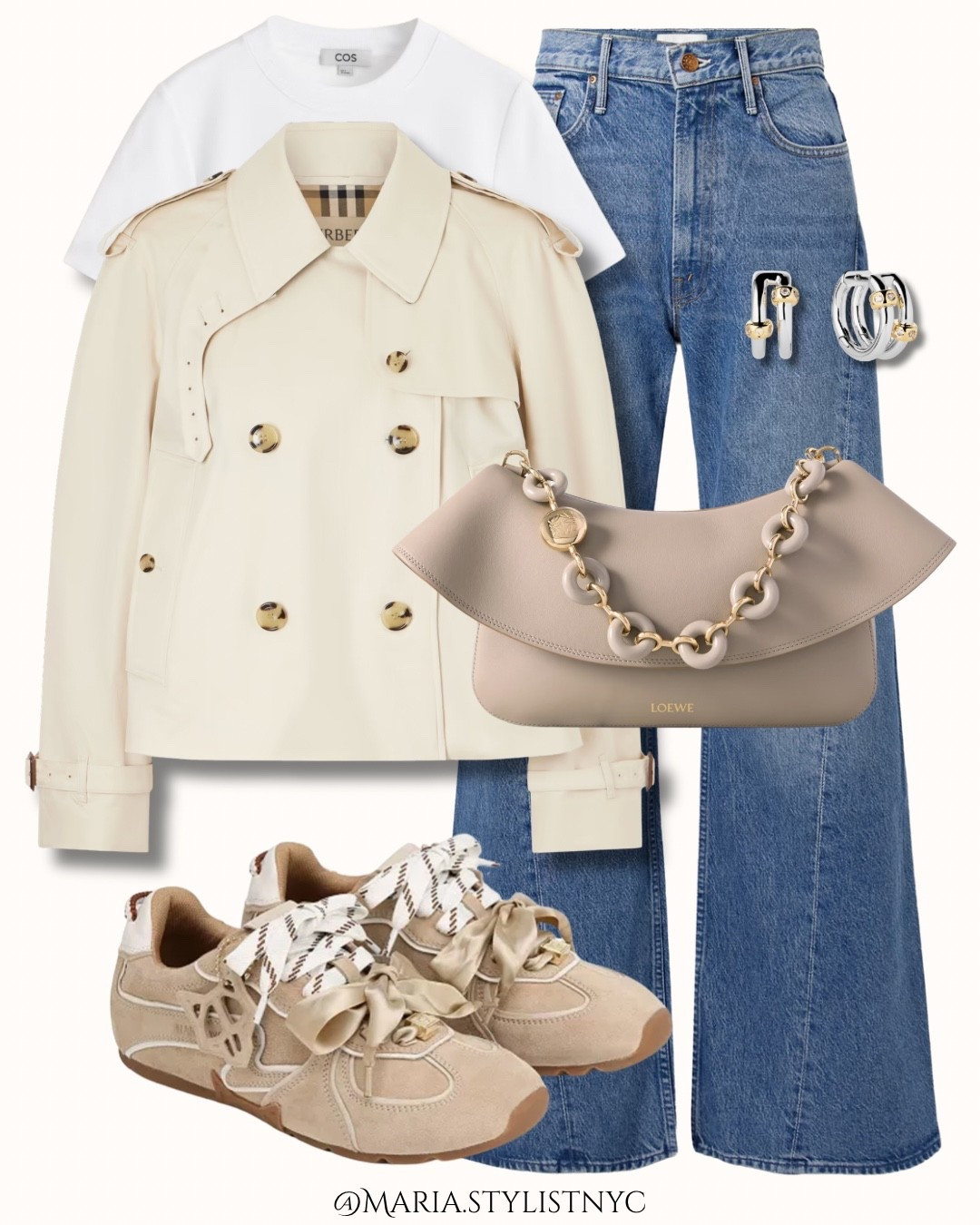 Classic trench + blue jeans + sneakers 🤍
An easy everyday outfit.

#LTKootd #LTKSeasonal #LTKspring

#LTKgrwm