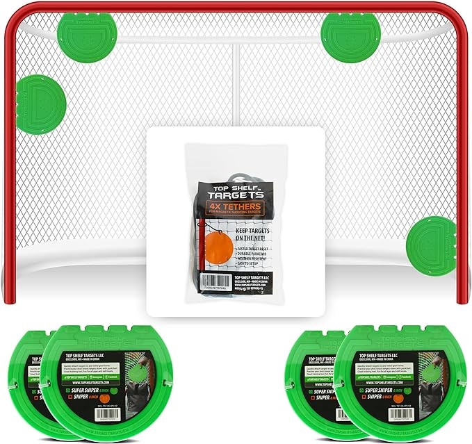 Top Shelf Targets Super Sniper 6" Magnetic Shooting Discs – 4-Pack Accuracy Trainers for Hockey... | Amazon (US)
