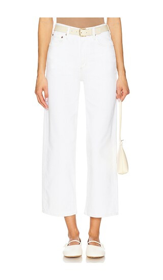 Ren High Rise Wide Leg in White Wash | Revolve Clothing (Global)