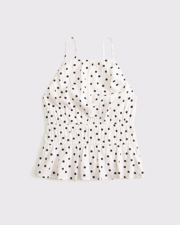 Smocked Halter Top | Abercrombie & Fitch (US)