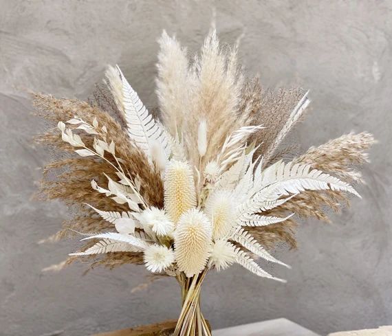 Dried Pampas Grass Bridal Bouquet | Etsy | Etsy (US)