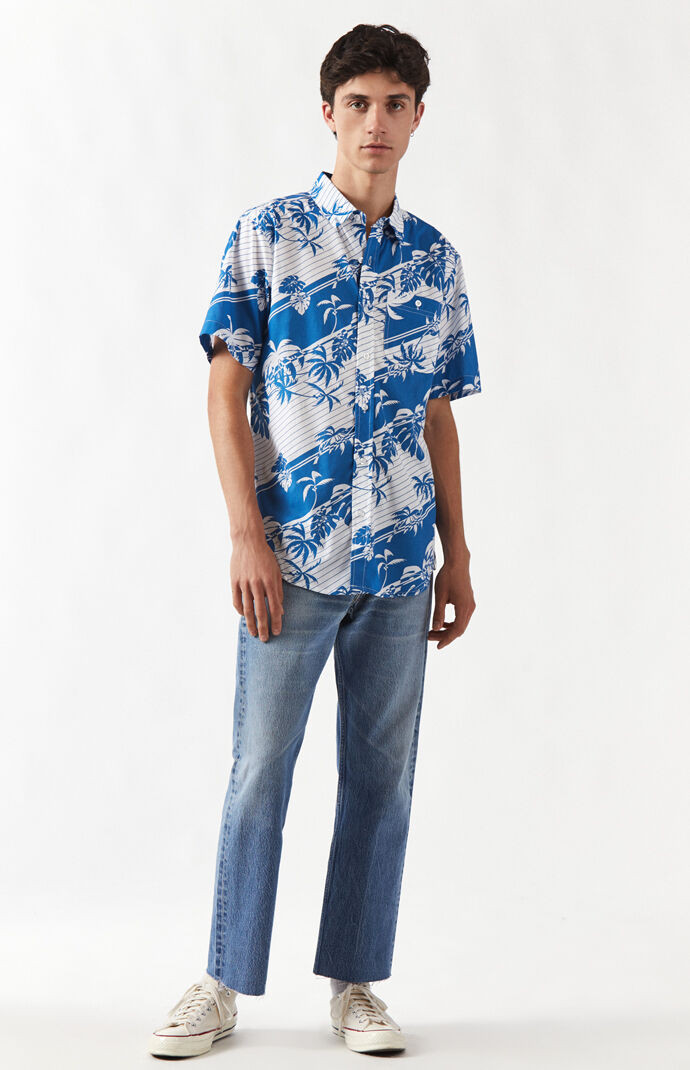 Ezekiel Palm Beach Short Sleeve Button Up Shirt | PacSun
