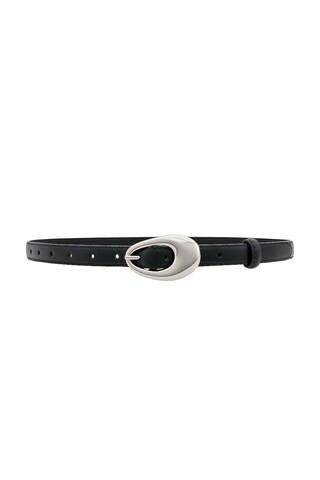 SHASHI Oval Buckle Belt in Black from Revolve.com | Revolve Clothing (Global)